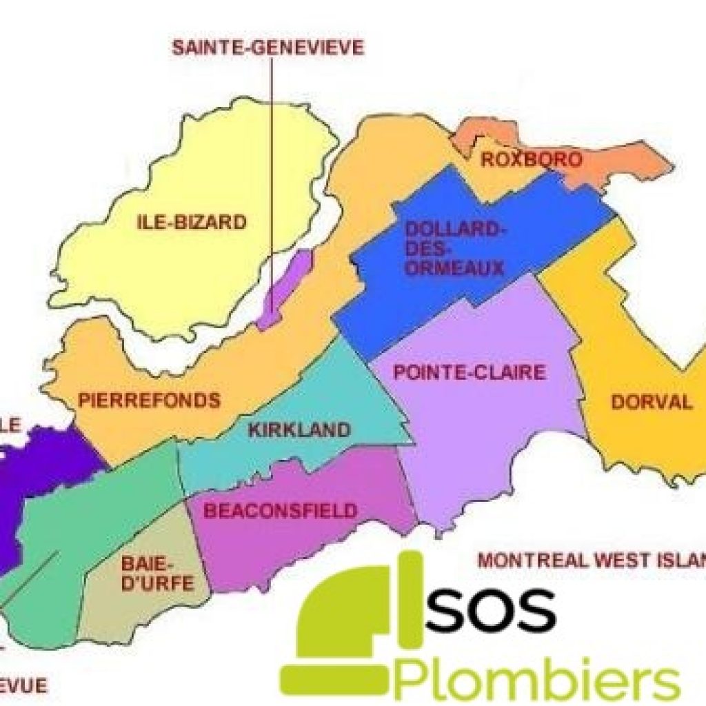 plombier-west-island Carte d’intervention plomberie West Island