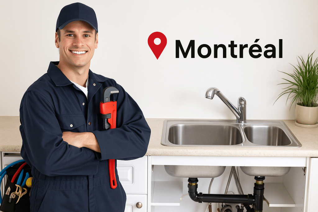 Plombier certifié à Montréal – intervention rapide pour urgence résidentielle 24/7