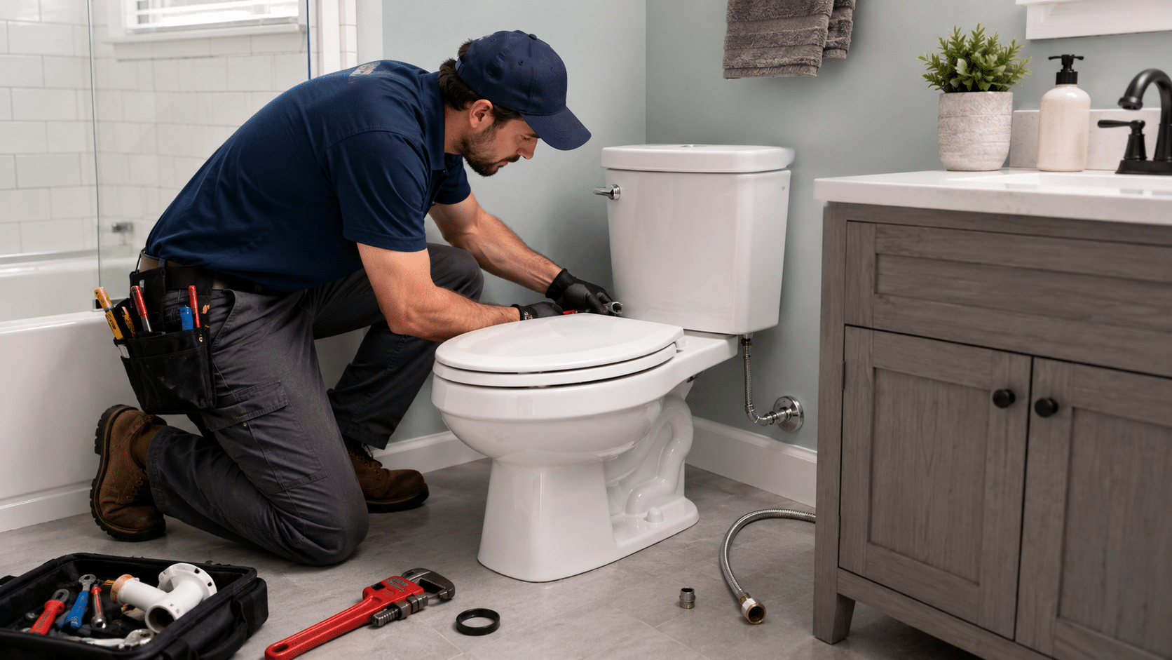 Réparation de toilette et de robinet dans le Grand Montréal